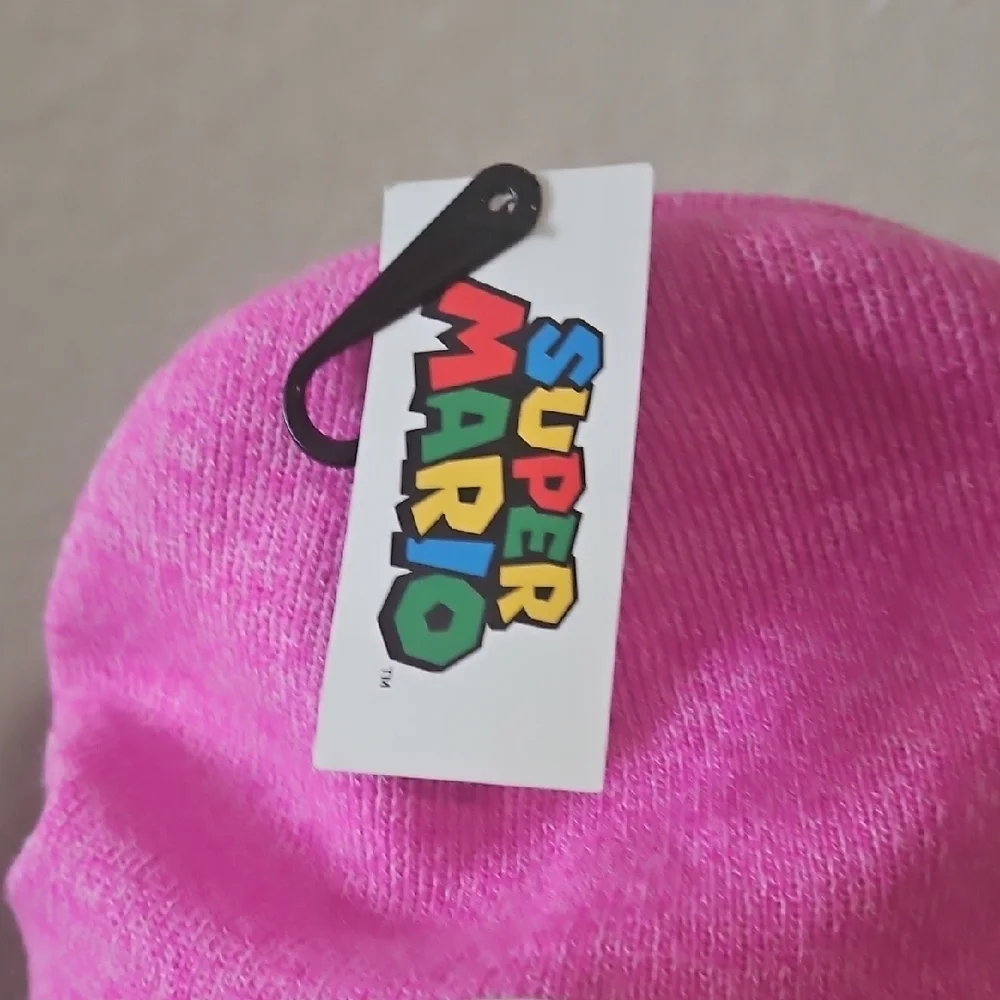 Nintendo Super Mario Pink Crown Kids Hat